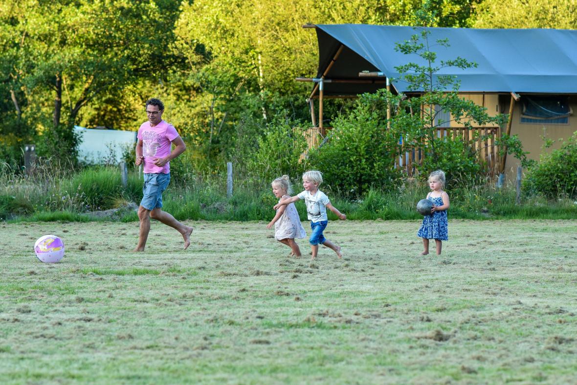 Kleinschalige familie camping